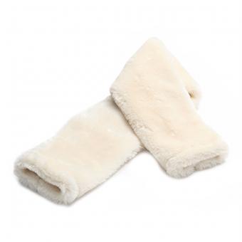 Zadelsingelbeschermer SupaFleece Sleeve Wit