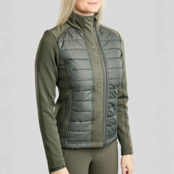 Hybride jas Emma Softshell Forest Green