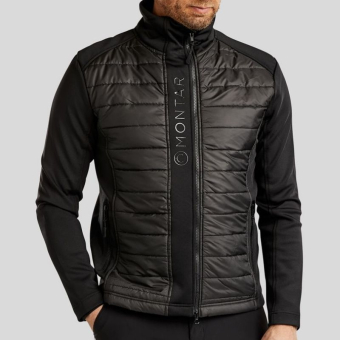 Hybride Jas Heren Emanuel Softshell Zwart