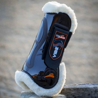 Peesbeschermers Vibe Velcro Fluffy Zwart