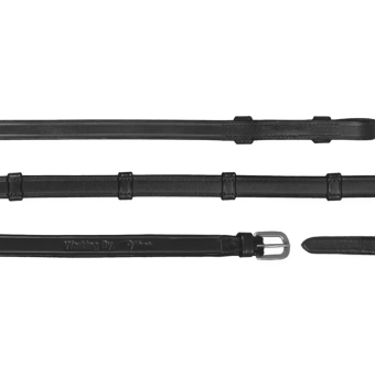 Lederen Teugel Working Collection Zwart