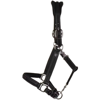 Leren Halster 2-in-1 Working Collection Zwart