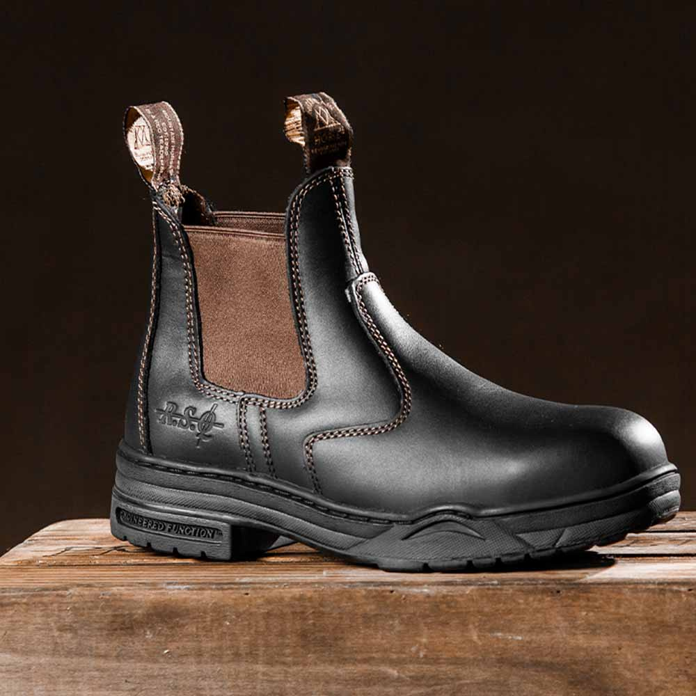 Jodhpurs Protective Stalen Neus Zwart/Bruin