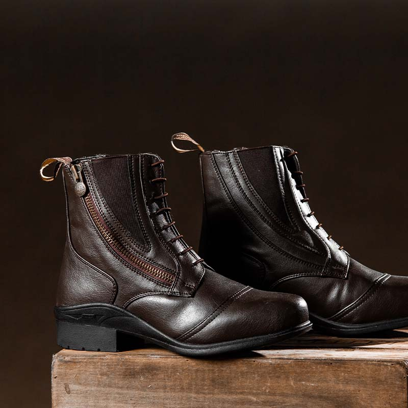 Jodhpurs Veganza Side Zip Paddock Bruin