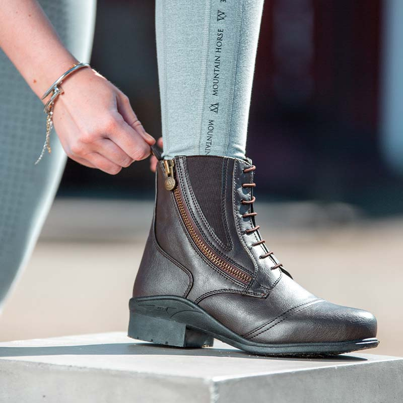 Jodhpurs Veganza Side Zip Paddock Bruin
