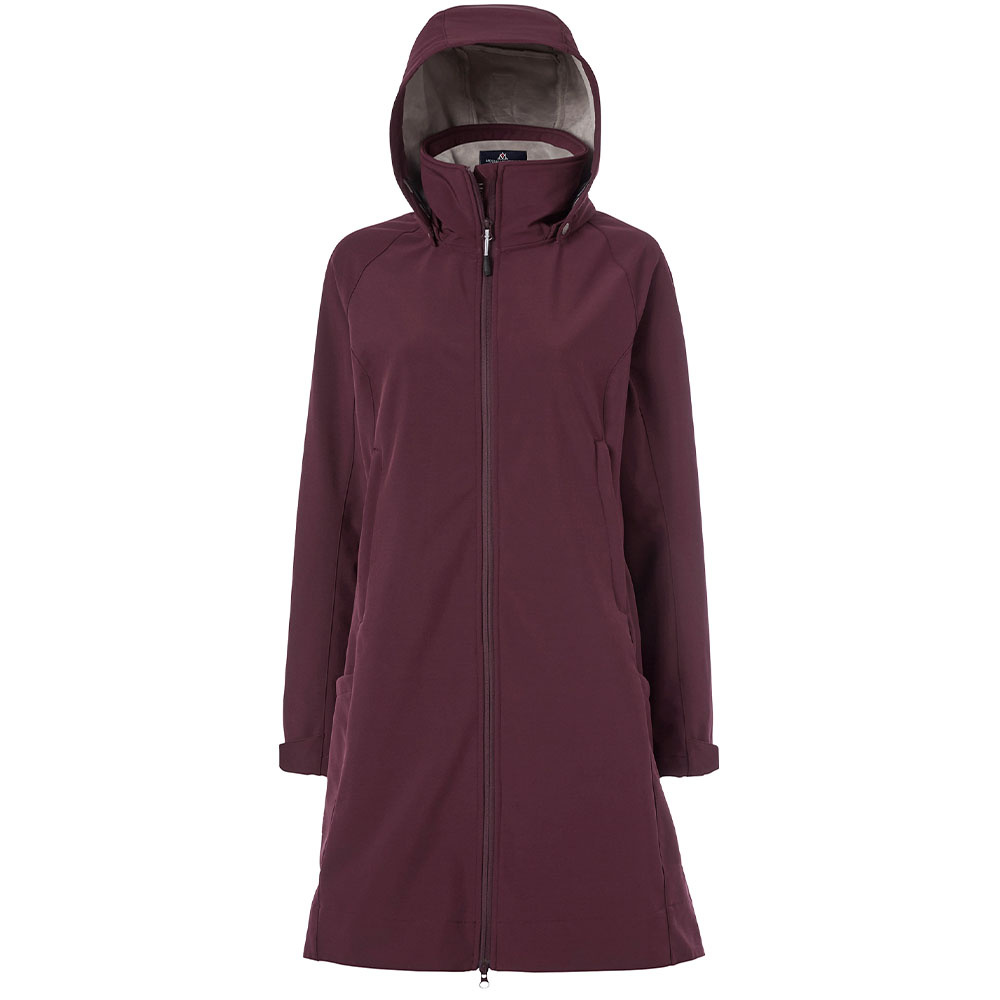Lange Rijjas Stella Softshell Parka Burgundy