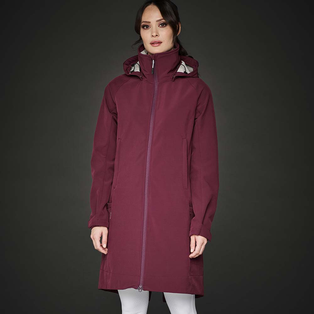 Lange Rijjas Stella Softshell Parka Burgundy