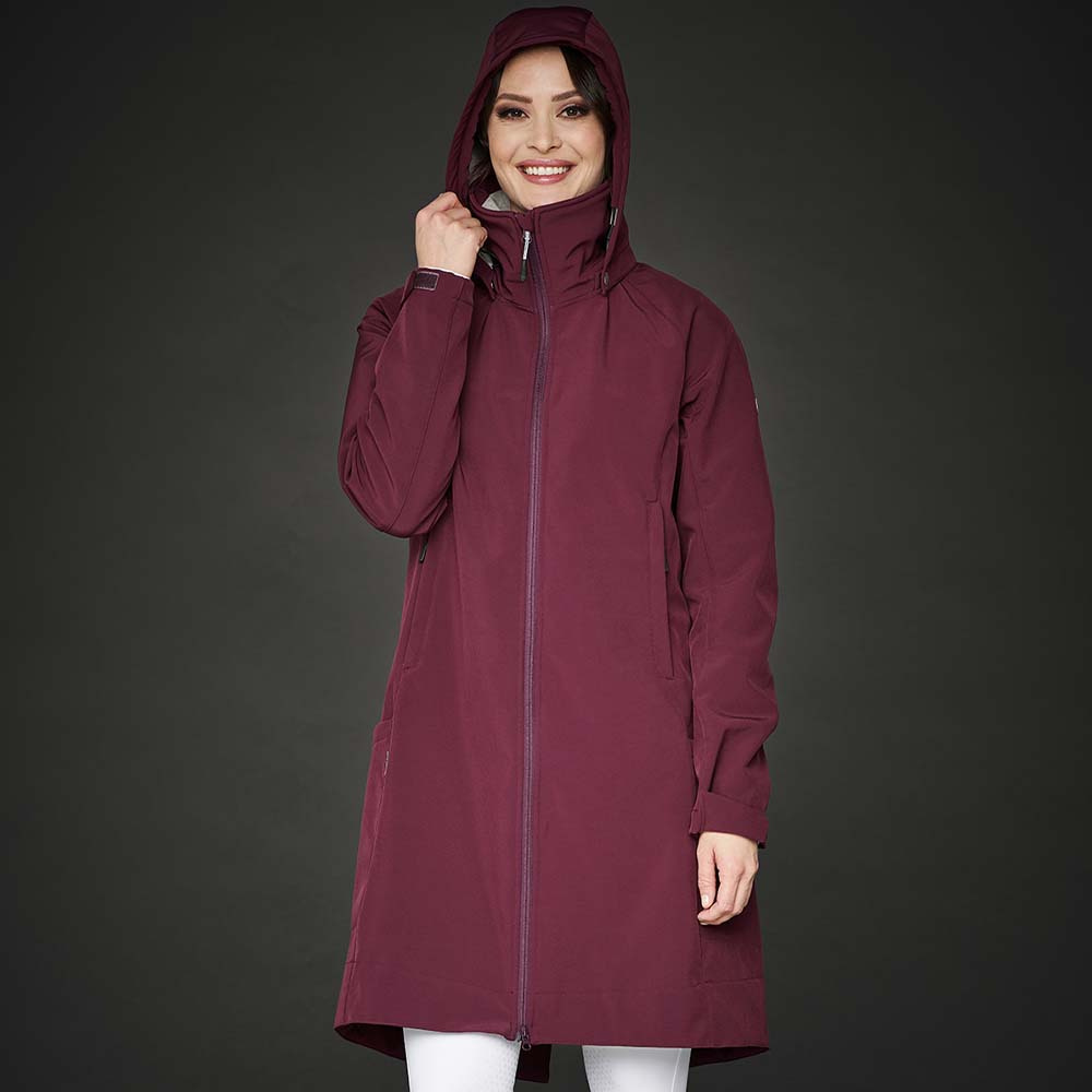 Lange Rijjas Stella Softshell Parka Burgundy