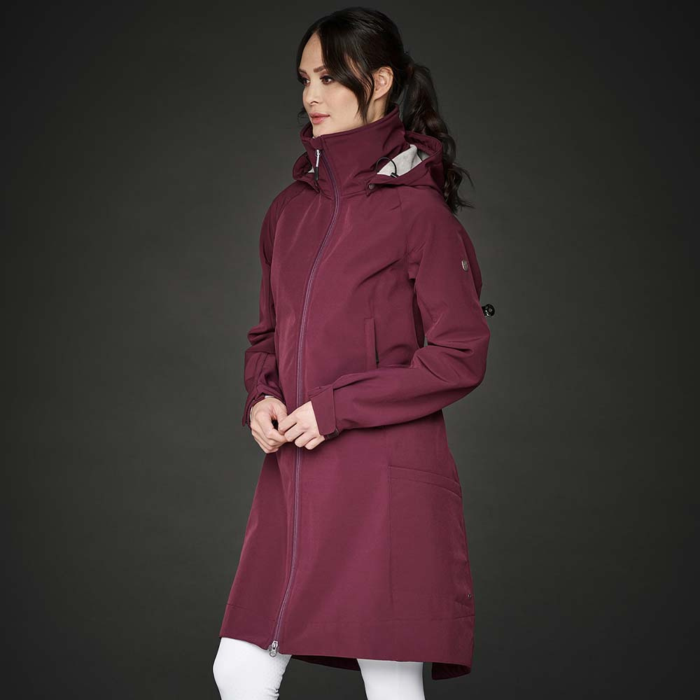 Lange Rijjas Stella Softshell Parka Burgundy
