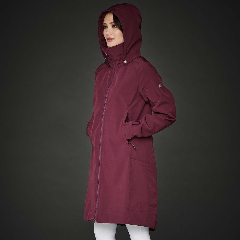 Lange Rijjas Stella Softshell Parka Burgundy