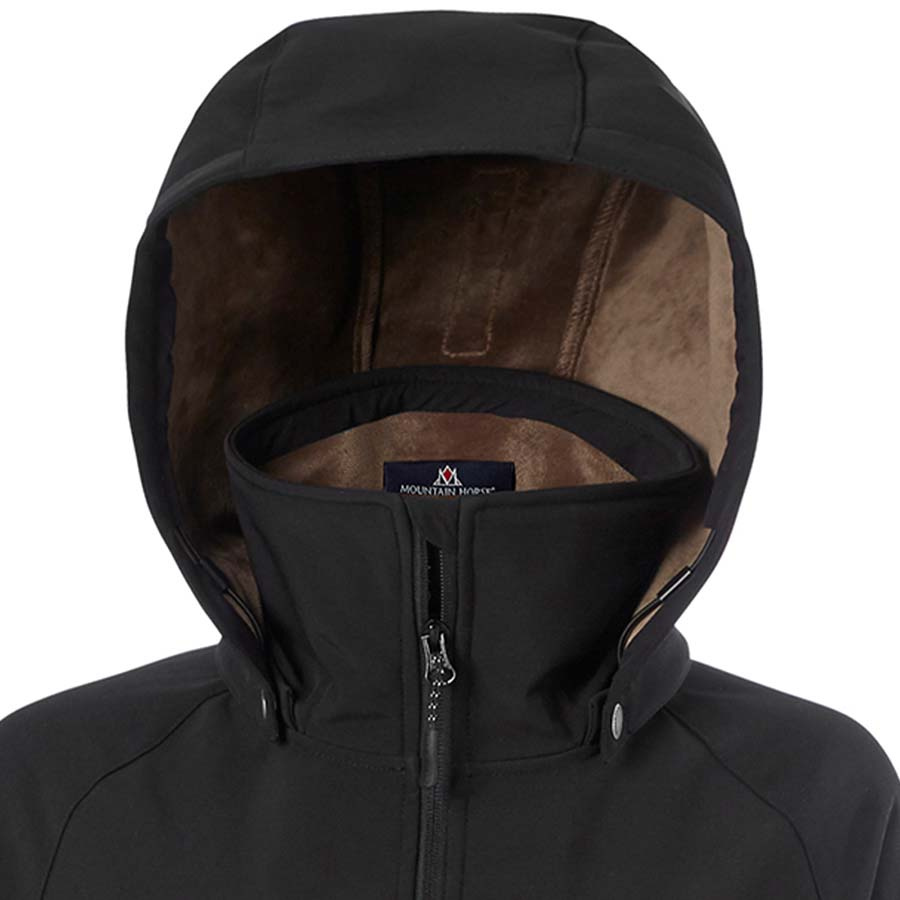 Lange Rijjas Stella Softshell Parka Zwart
