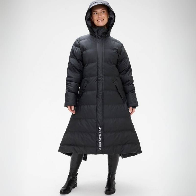 Lange Rijjas Blizz Padded Raincoat Zwart