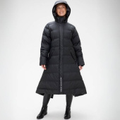 Lange Rijjas Blizz Padded Raincoat Zwart Lange Rijjas Blizz Padded Raincoat Zwart