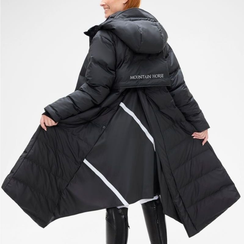 Lange Rijjas Blizz Padded Raincoat Zwart