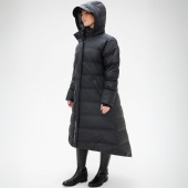 Lange Rijjas Blizz Padded Raincoat Zwart Lange Rijjas Blizz Padded Raincoat Zwart