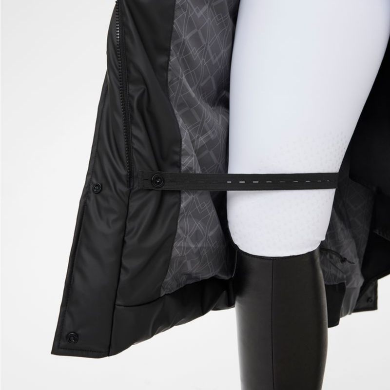 Lange Rijjas Blizz Padded Raincoat Zwart