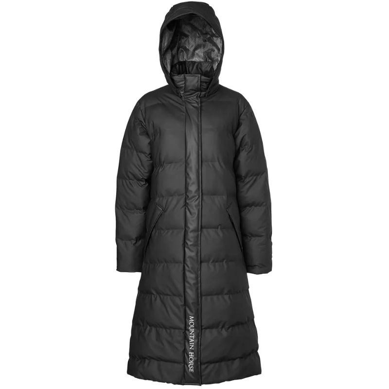 Lange Rijjas Blizz Padded Raincoat Zwart