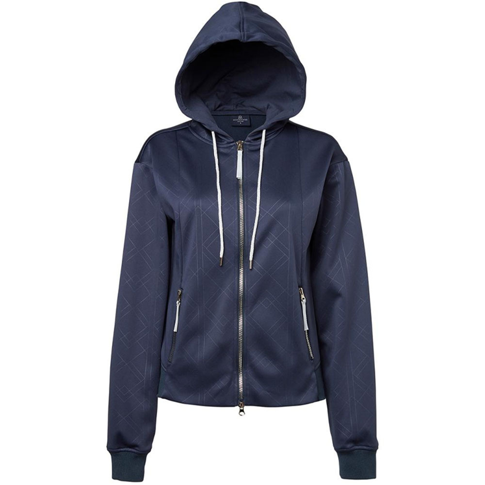 Hoodie Starla Zip Marineblauw
