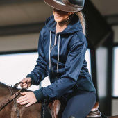 Hoodie Starla Zip Marineblauw Hoodie Starla Zip Marineblauw