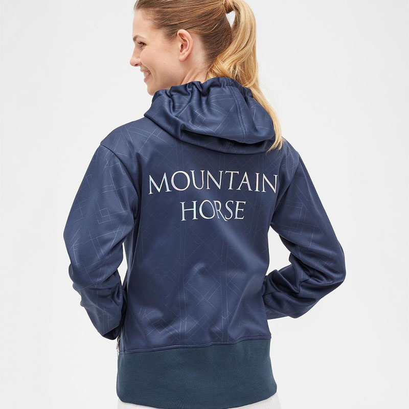 Hoodie Starla Zip Marineblauw