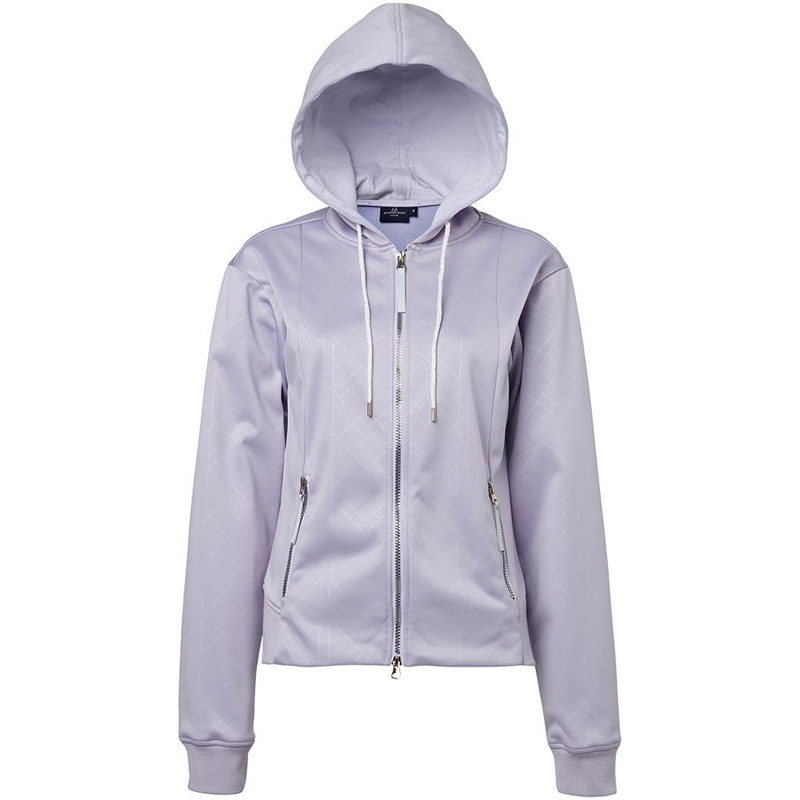 Hoodie Starla Zip Paars
