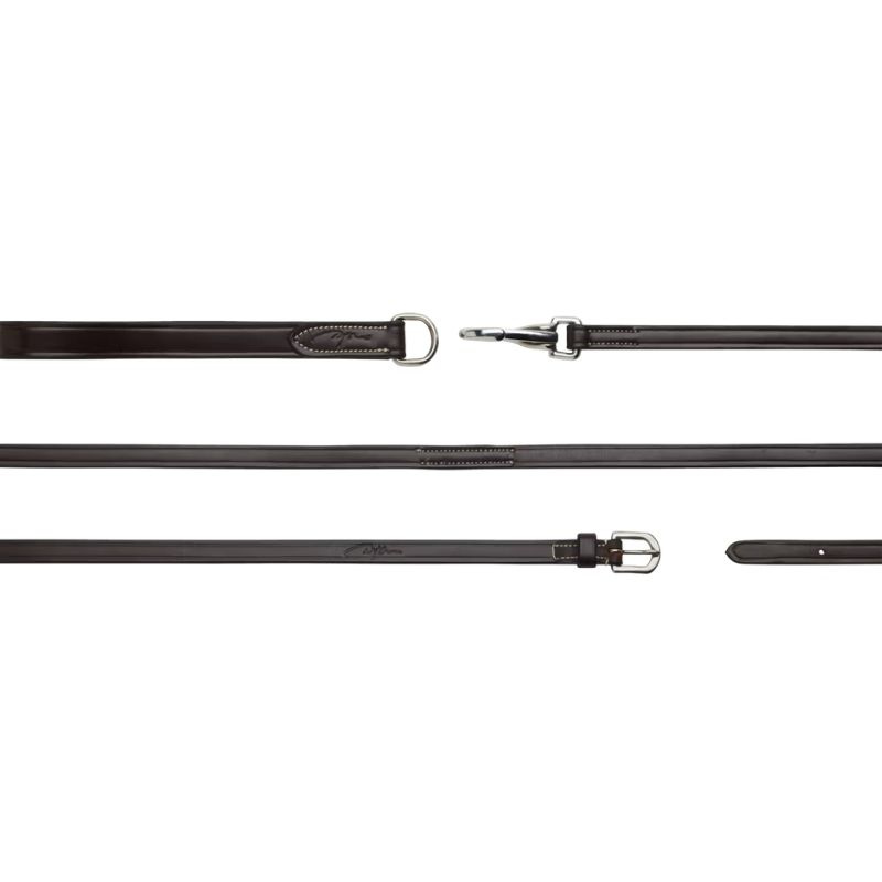 Slofteugels Leren 13mm Working Collection Bruin