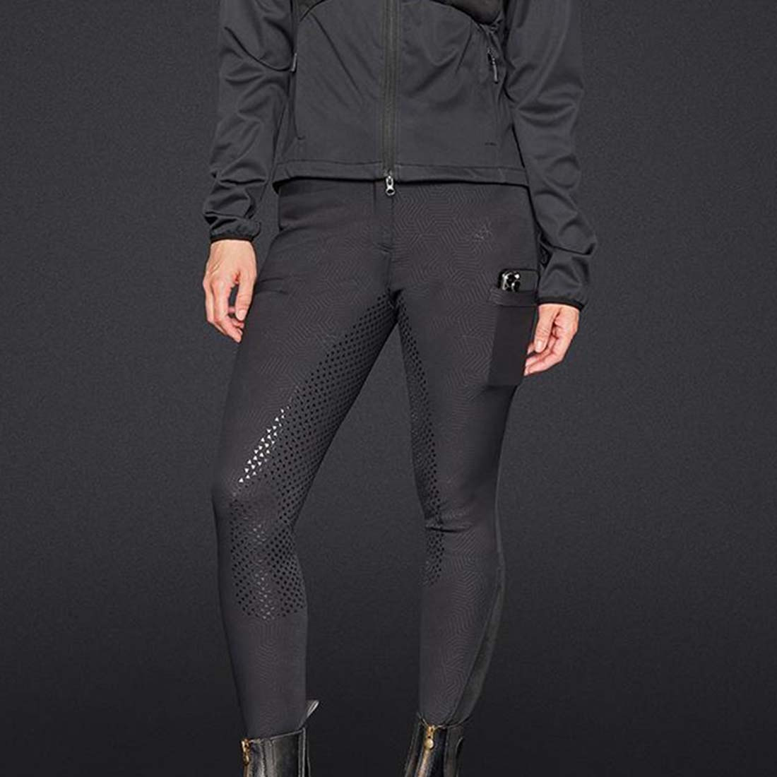 Rijbroeken Kate Full Seat Zwart