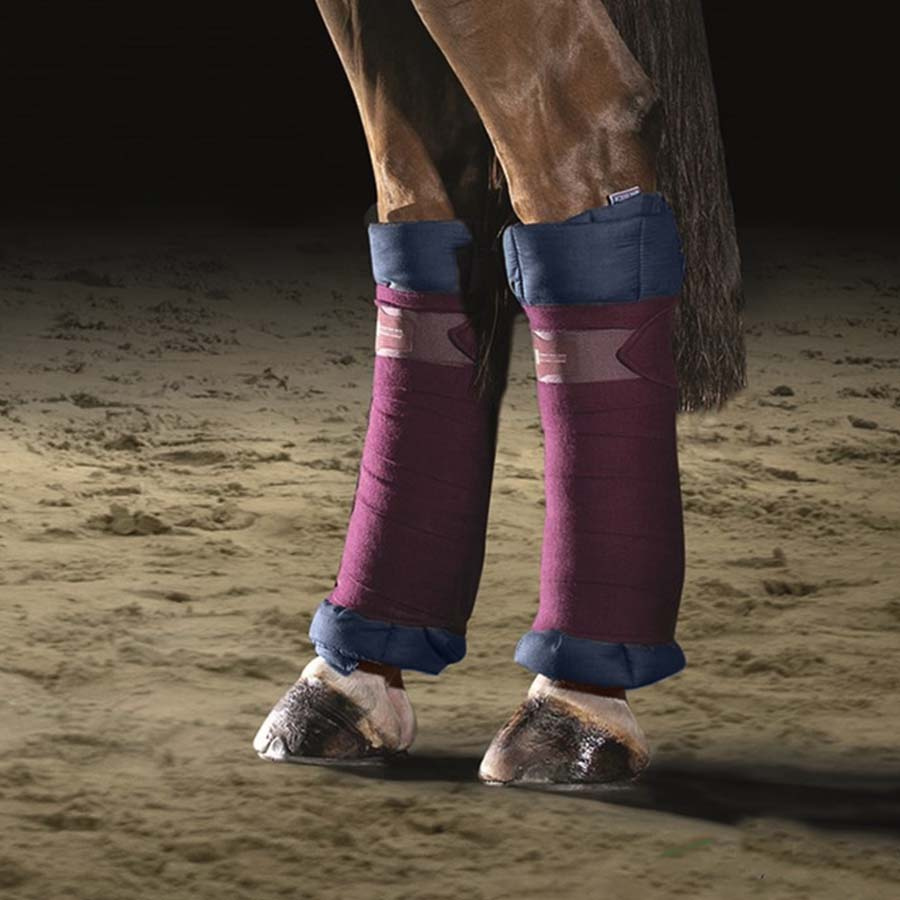 Gewatteerde Bandageonderleggers 4 stuks Marineblauw