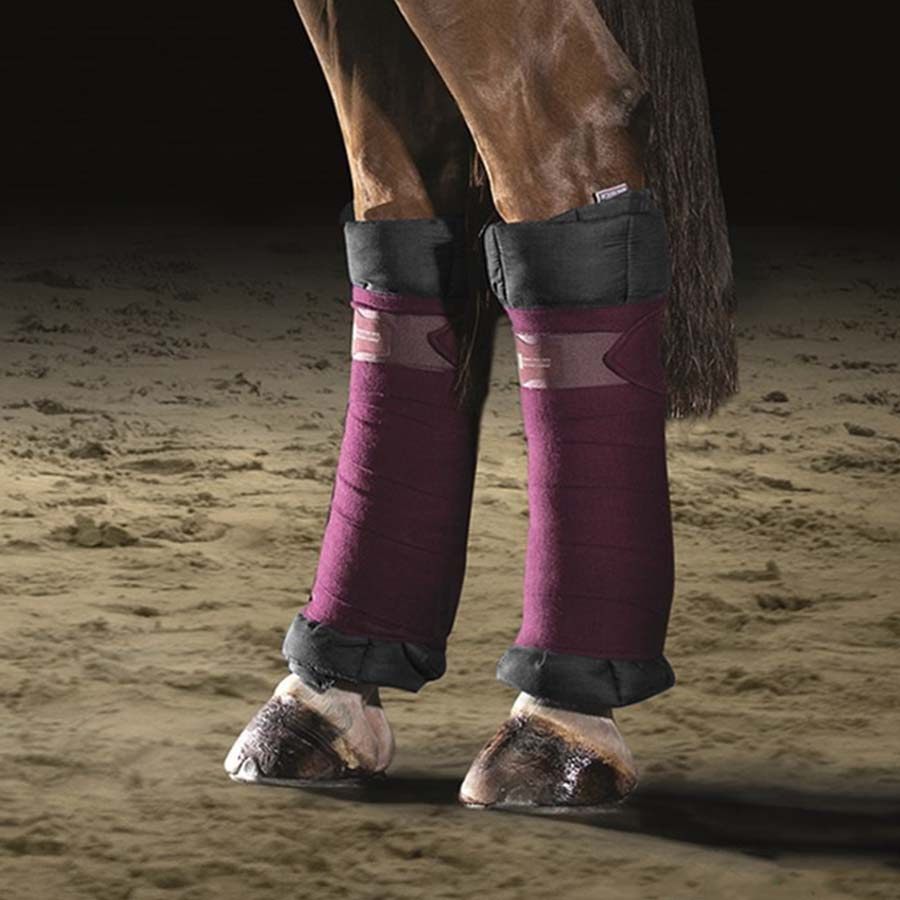 Gewatteerde Bandageonderleggers 4 stuks Zwart