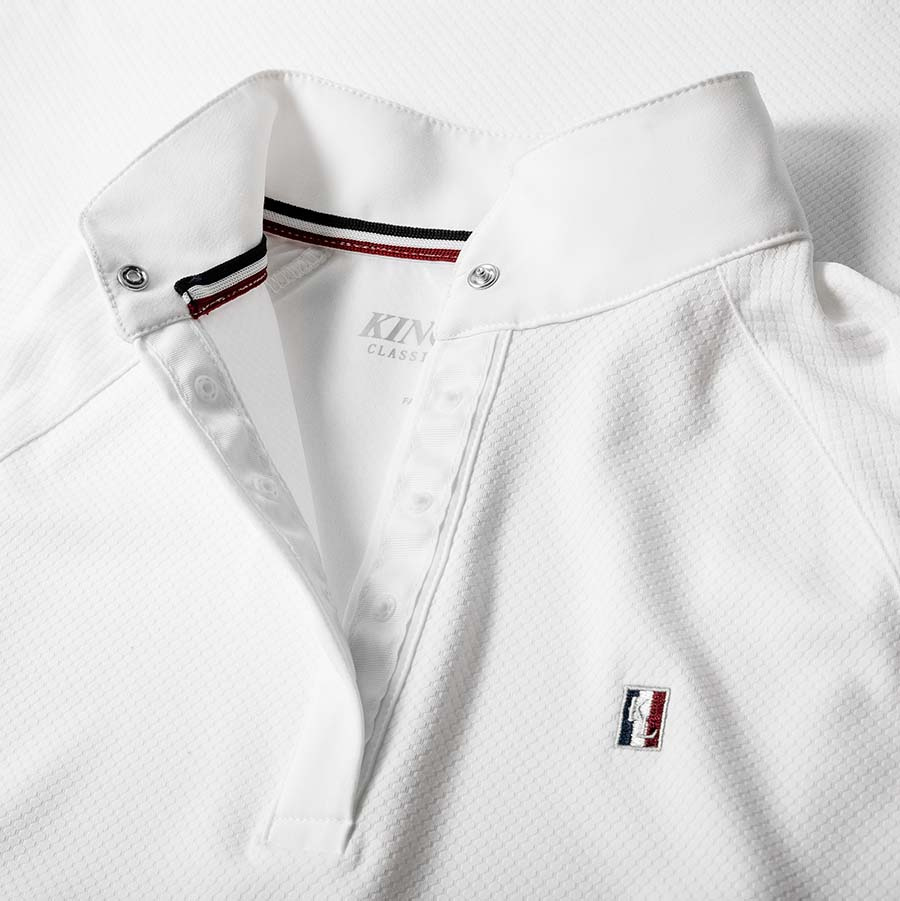 Wedstrijdtop Kind/Junior Classic Short Sleeve Boys Wit