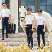 Wedstrijdtop Kind/Junior Classic Short Sleeve Boys Wit Wedstrijdtop Kind/Junior Classic Short Sleeve Boys Wit