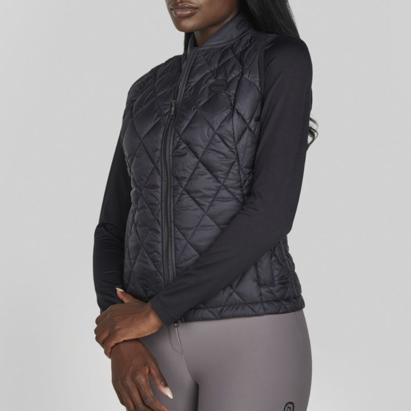 Vest Quilted Selection Zwart