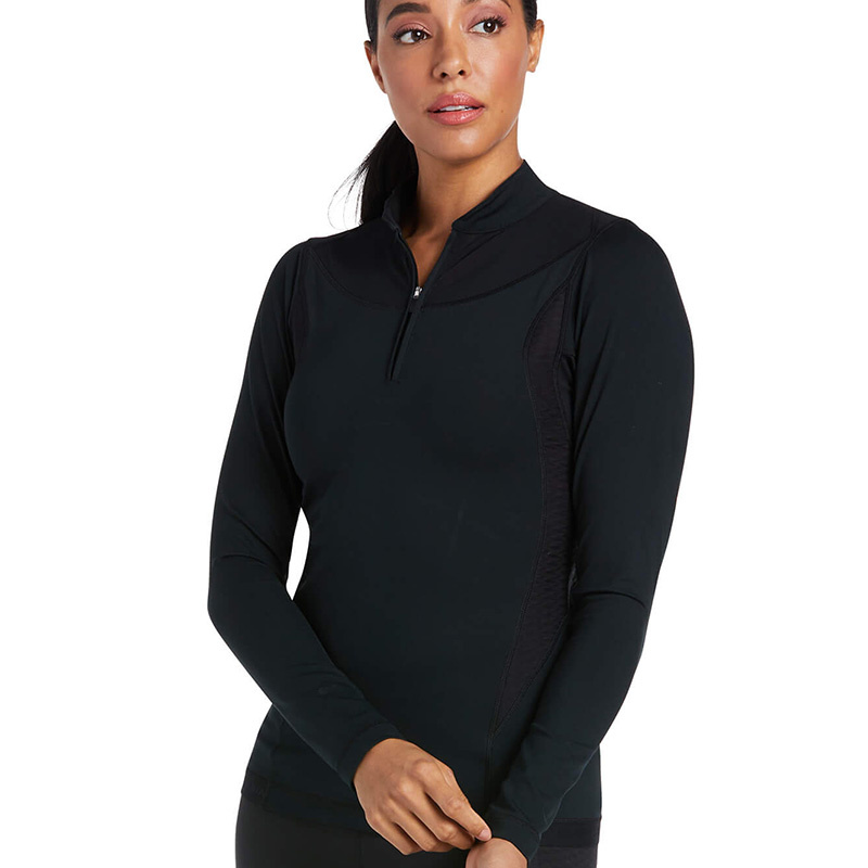 Trui Ascent 1/4 Zip Zwart