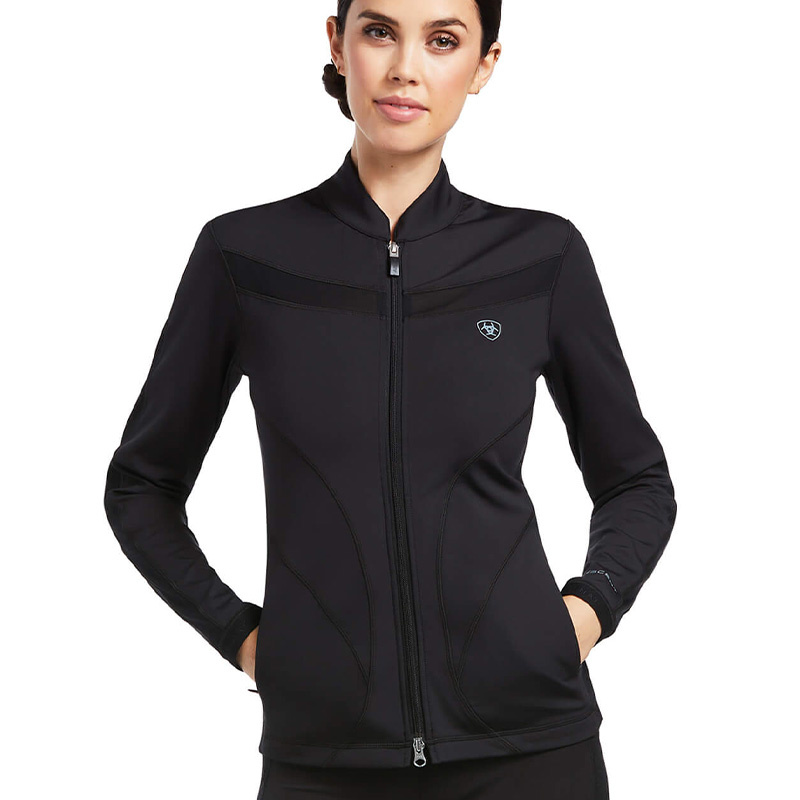Trui Ascent Full Zip Zwart