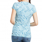 T-Shirt Snaffle Lichtblauw
