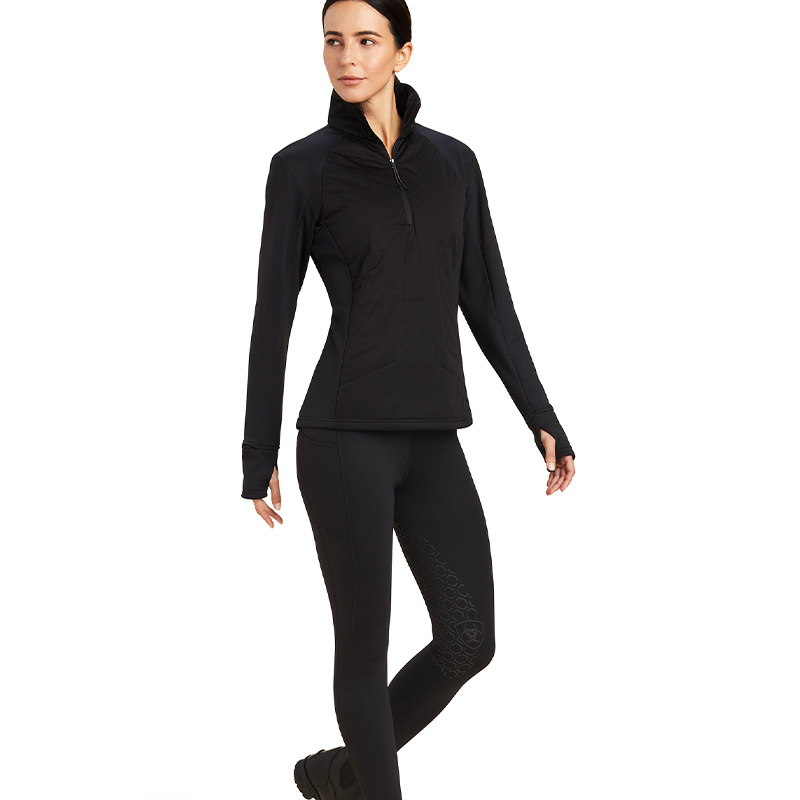 Trui Venture 1/2-Zip Zwart