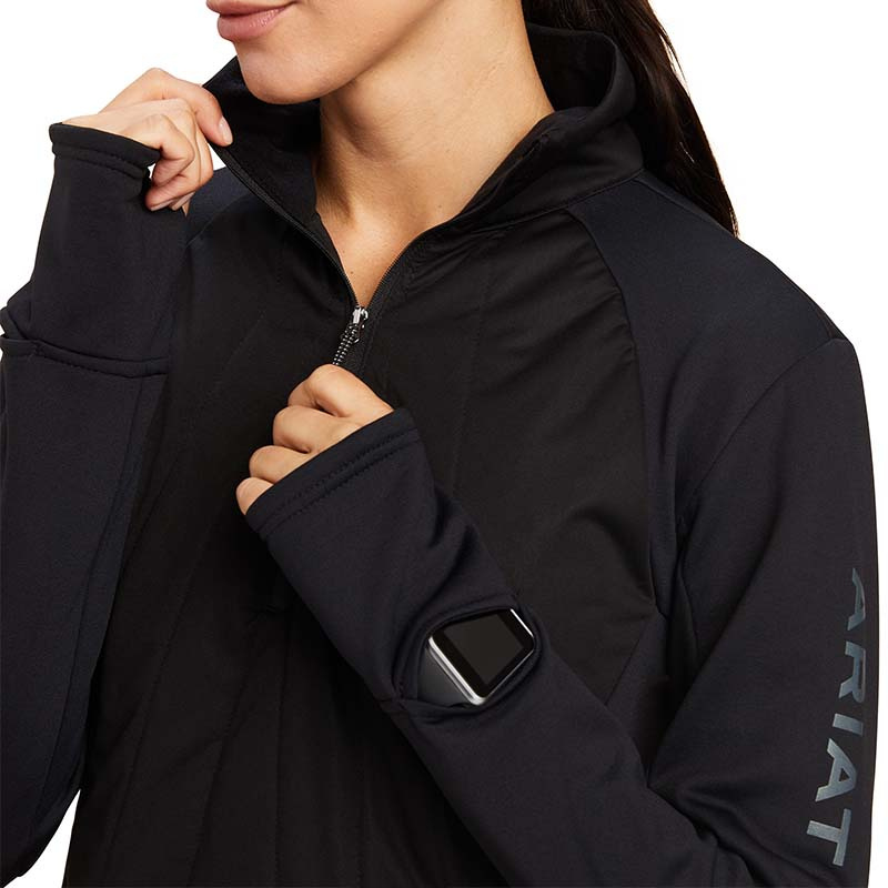 Trui Venture 1/2-Zip Zwart