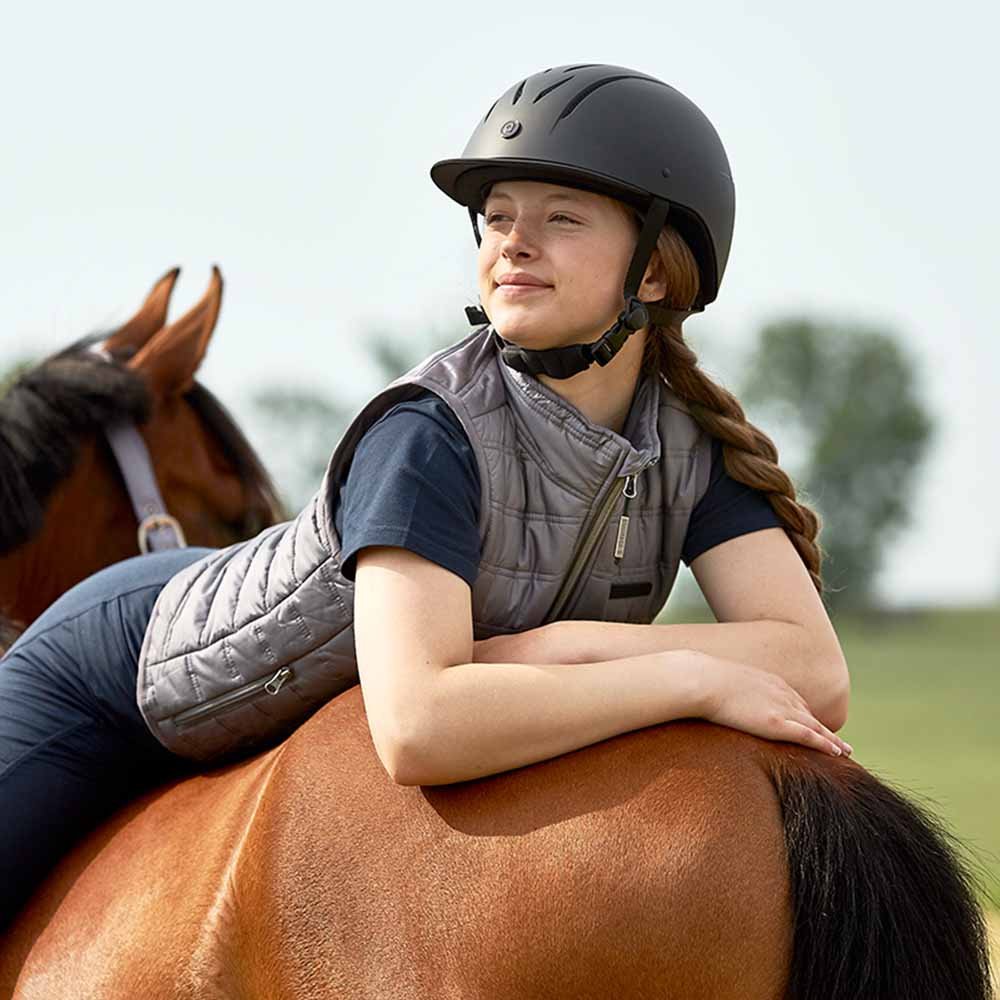 Paardrijcap Henderson Zwart