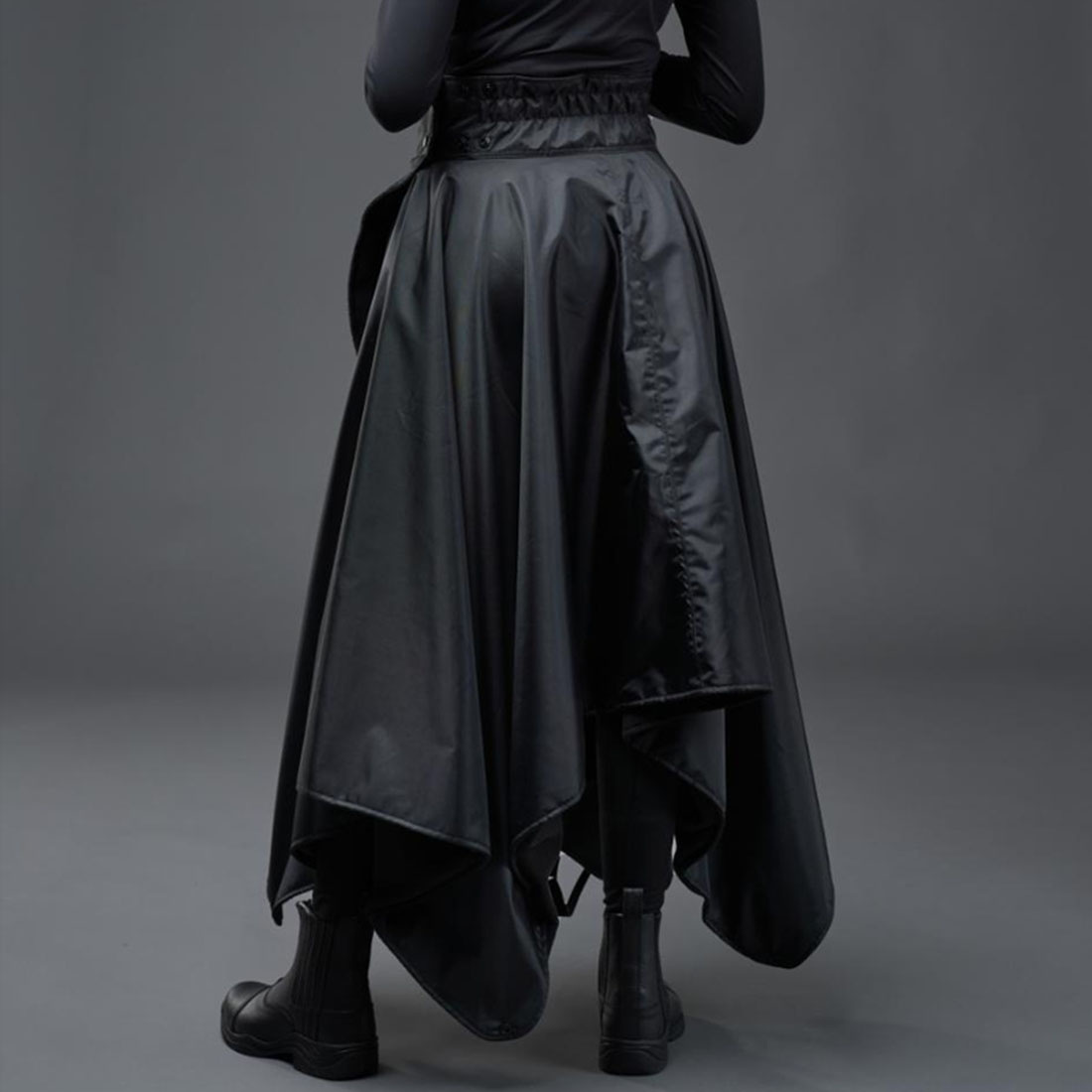 Lange Rijrok Laurie Winter Zwart