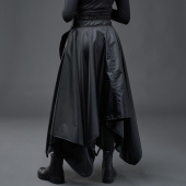 Lange Rijrok Laurie Winter Zwart Lange Rijrok Laurie Winter Zwart