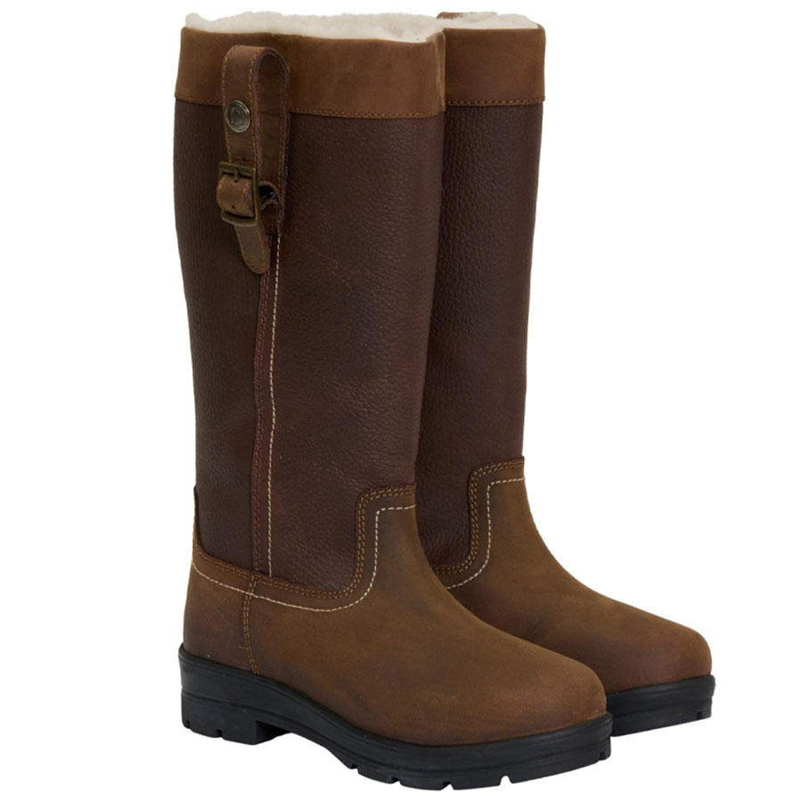Gevoerde Stalschoenen Winter Bruin
