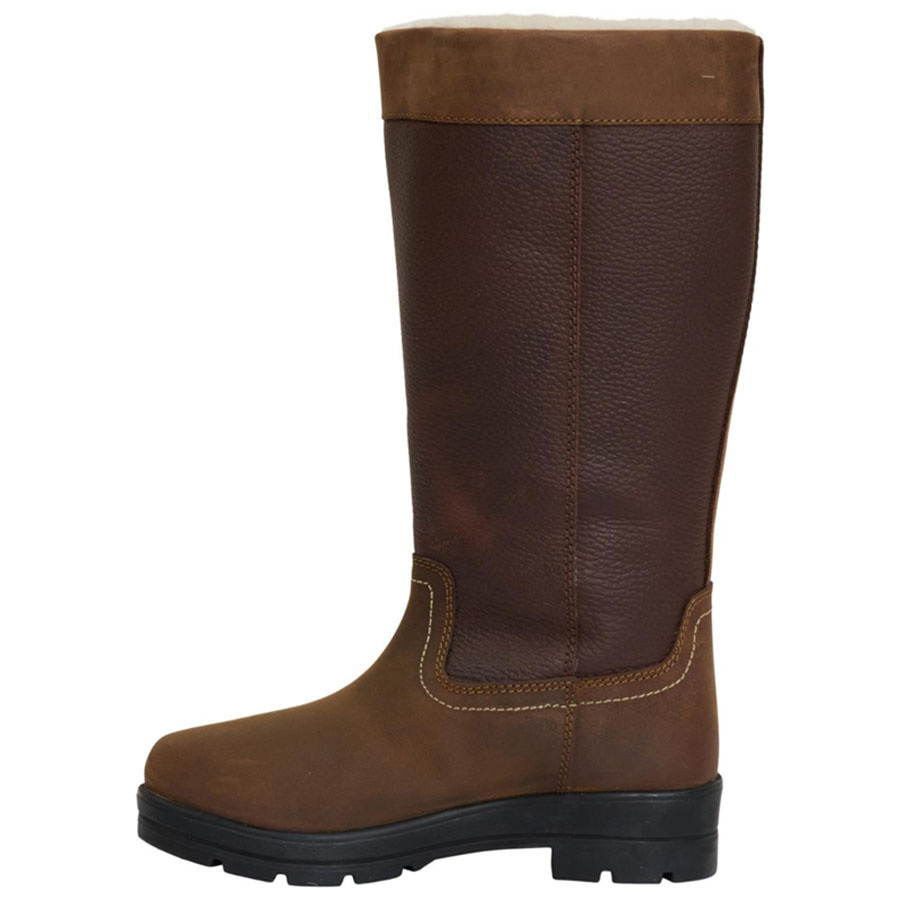 Gevoerde Stalschoenen Winter Bruin