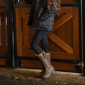 Gevoerde Stalschoenen Winter Bruin Gevoerde Stalschoenen Winter Bruin