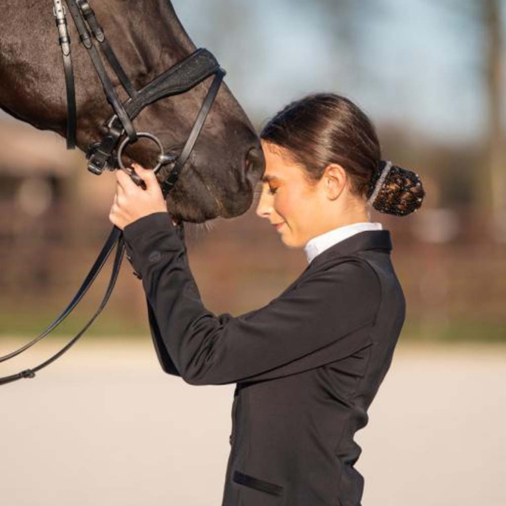 Haarelastiek Saylene Crystals Zilver