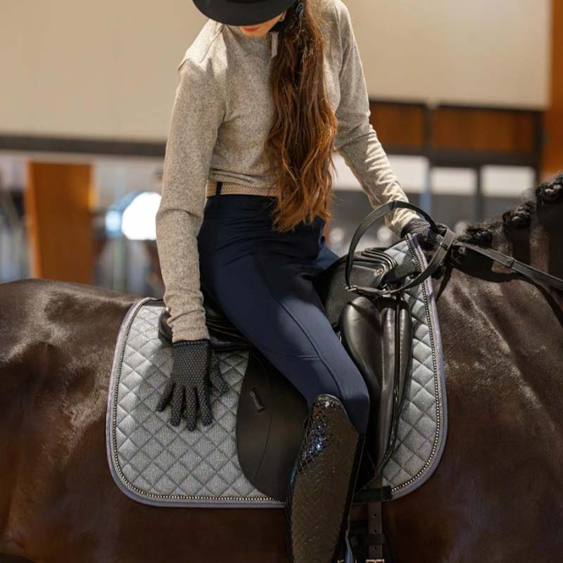 Rijhandschoenen Saline Reflective Zwart