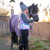 Rijhandschoenen Kinderen/Junior Saline Reflective Zwart Rijhandschoenen Kinderen/Junior Saline Reflective Zwart