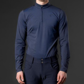 Functioneel Shirt Heren Steve 1/4 Zip Marineblauw Functioneel Shirt Heren Steve 1/4 Zip Marineblauw
