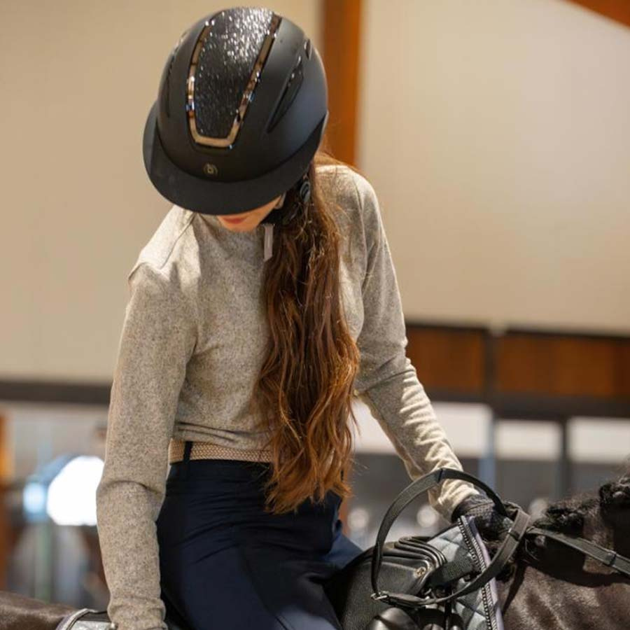 Paardrijcap MIPS Guardian Matte Zwart