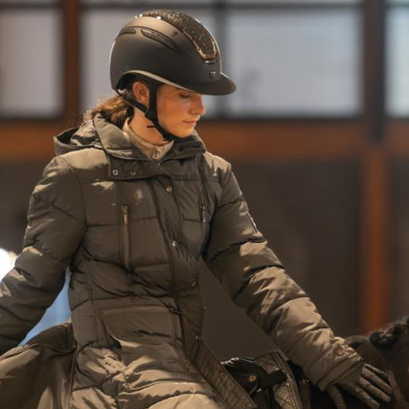 Paardrijcap MIPS Guardian Matte Zwart