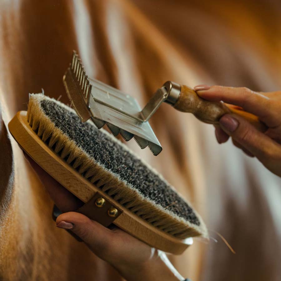 Rijkrasp Metall Trähandtag Bruin